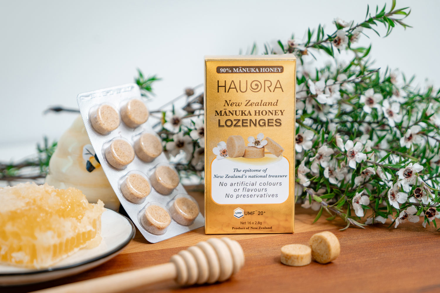 Hauora Manuka Honey Lozenges UMF20+