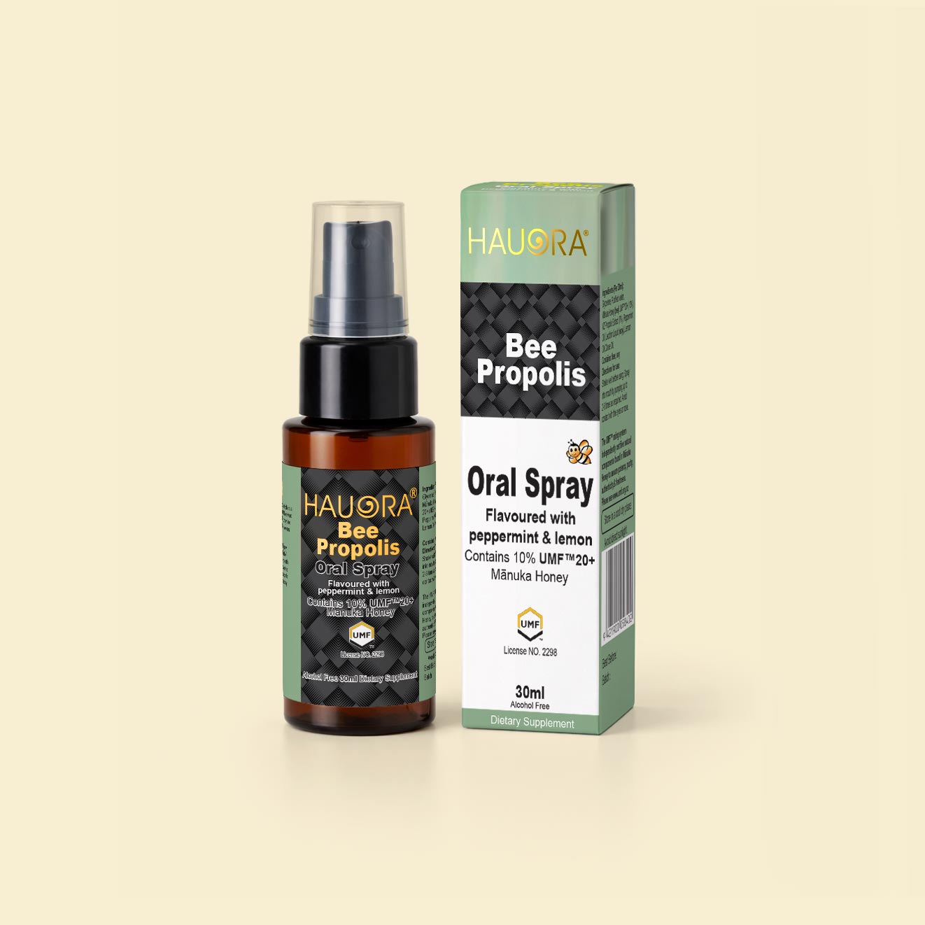 Hauora® Propolis Oral Spray with Mānuka Honey UMF™ 20+