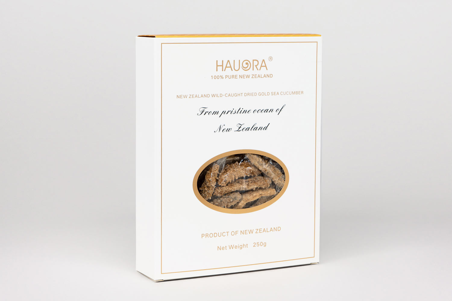 Hauora Pure dried wild NZ sea cucumber 70/90